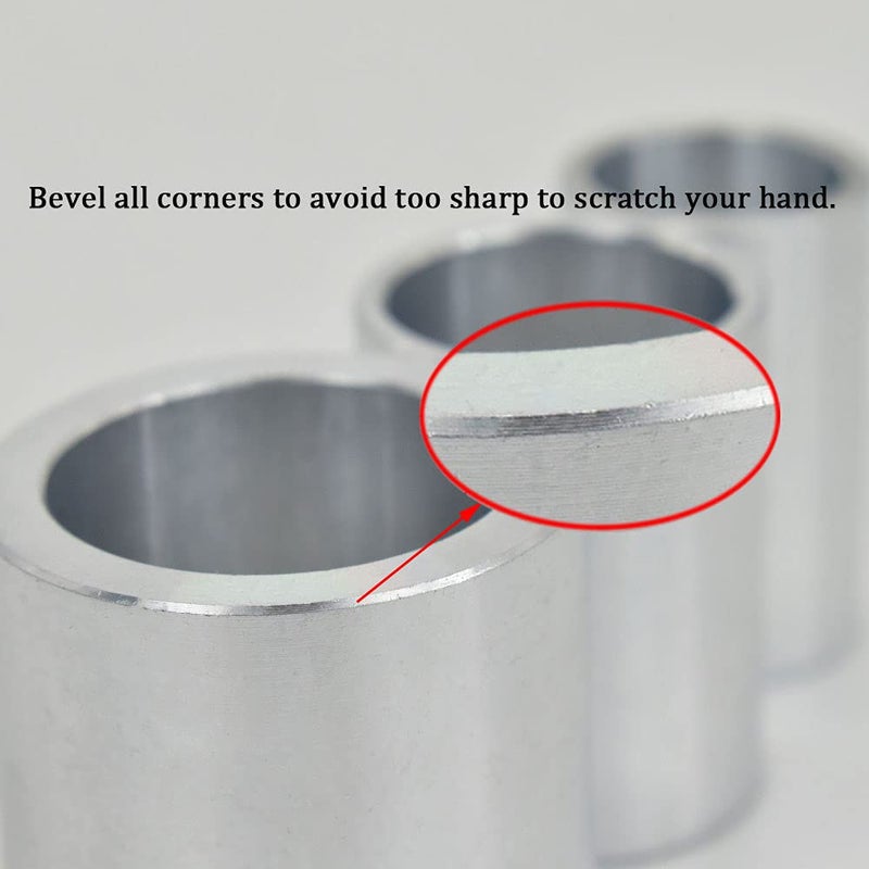 BLSGBUIDING Reducing Bushing Arbor Adapters 1" Thick from 1-1/4" to 1", 3/4", 5/8", 1/2" Arbor Aluminum - S/4 - Image 5